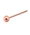 3mm Ball Shaped Straight Nose Stud NSKA-02